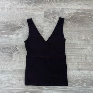 V cut tank top